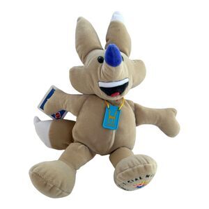 COPPER THE COYOTE plush‎ doll 2002 Olympics mascot toy Salt Lake City 14” w/tags